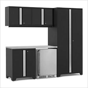 PRO Series Black 6-Piece Set with Bamboo Top