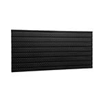 NewAge Garage Cabinets PRO Series 56-Inch Black Diamond Plate Slatwall Backsplash