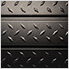 PRO Series 56-Inch Black Diamond Plate Slatwall Backsplash