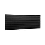 NewAge Garage Cabinets PRO Series 84-Inch Black Diamond Plate Slatwall Backsplash