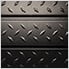 PRO Series 84-Inch Black Diamond Plate Slatwall Backsplash