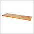 9-Piece Garage Cabinet Kit with Bamboo Worktop in Ruby Red Metallic