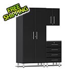 Ulti-MATE Garage Cabinets 3-Piece Garage Cabinet Kit in Midnight Black Metallic