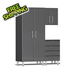Ulti-MATE Garage Cabinets 3-Piece Garage Cabinet Kit in Graphite Grey Metallic