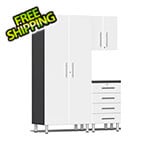Ulti-MATE Garage Cabinets 3-Piece Garage Cabinet Kit in Starfire White Metallic