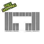 NewAge Garage Cabinets BOLD Series Platinum 7-Piece Set (No Countertop)