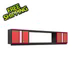NewAge Garage Cabinets BOLD Series Red 3-Piece Wall Cabinet System