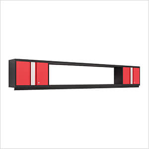BOLD Series Red 3-Piece Wall Cabinet Set