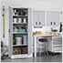 Premier Pre-Assembled 84-Inch Tall Cabinet (2-Pack)