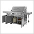 Outdoor Kitchen Grill Cart with 40-Inch Platinum Grill and Side Burner (Liquid Propane)