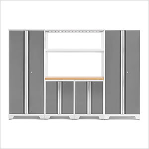 BOLD Series Platinum 6-Piece Set with Bamboo Worktop