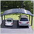 Arizona Breeze Double Arch-Style Carport Kit