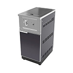 NewAge Outdoor Kitchens Aluminum Slate Grey Single Side Burner and Cabinet (Natural Gas)