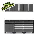 NewAge Garage Cabinets PRO Grey 7-Piece Garage Cabinet Set with Stainless Steel Top