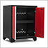 PRO Red 4-Piece Work Station with Bamboo Top