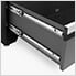 PRO Black 3-Piece Workbench Set with Stainless Steel Top