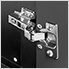 PRO Red 3-Piece Work Station with Stainless Steel Top
