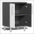 8-Piece Garage Cabinet Kit with Bamboo Worktop in Starfire White Metallic