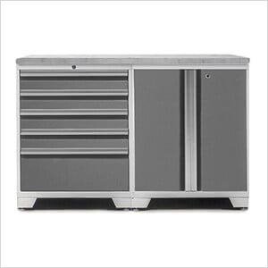 PRO Platinum 3-Piece Work Station with Stainless Steel Top