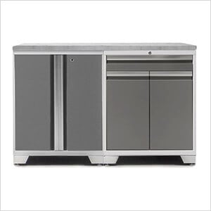 PRO Platinum 3-Piece Workbench Set with Stainless Steel Top