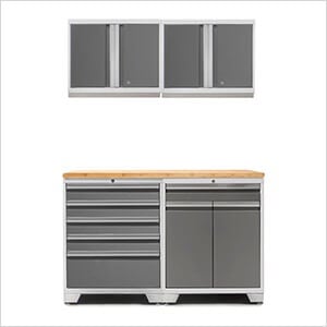 PRO Platinum 5-Piece Workbench Set with Bamboo Top