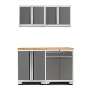 PRO Platinum 5-Piece Workbench Setup with Bamboo Top