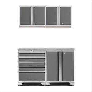 PRO Platinum 5-Piece Workbench System with Stainless Steel Top