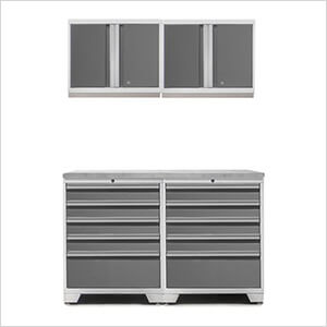 PRO Platinum 5-Piece Workbench System with Stainless Steel Top
