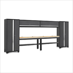 BOLD Series Grey All In One 8-Piece Set with Bamboo Top