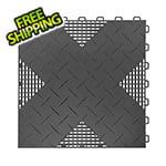 TurboTile Hybrid-X 17x17-Inch Graphite Garage Floor Tiles (10-Pack)