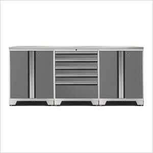 PRO Platinum 4-Piece Work Station with Stainless Steel Top
