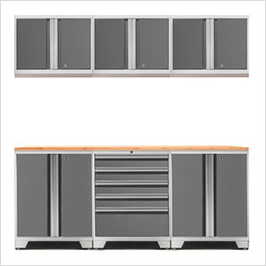 PRO Platinum 7-Piece Work Station with Bamboo Top