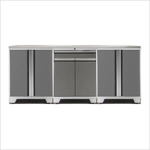 PRO Platinum 4-Piece Workbench Setup with Stainless Steel Top