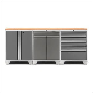 PRO Platinum 4-Piece Workbench Set with Bamboo Top