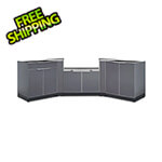 NewAge Outdoor Kitchens Aluminum Slate 5-Piece Outdoor Kitchen Set (No Countertop)