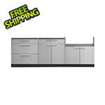 NewAge Outdoor Kitchens Stainless Steel 3-Piece Outdoor Kitchen Set (No Countertop)