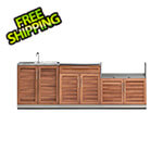 NewAge Outdoor Kitchens Grove 3-Piece Outdoor Kitchen Set (No Countertop)