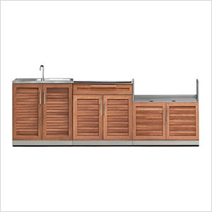 Grove 3-Piece Outdoor Kitchen Set (No Countertop)