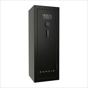 Domain Fire Rated 20-Gun Safe with Electronic Lock (Black)