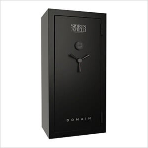 Domain Fire Rated 30-Gun Safe with Electronic Lock (Black)