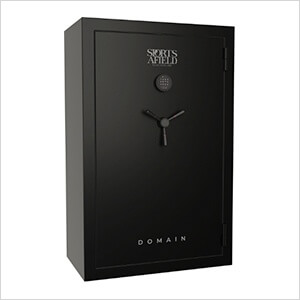 Domain Fire Rated 40-Gun Safe with Electronic Lock (Black)