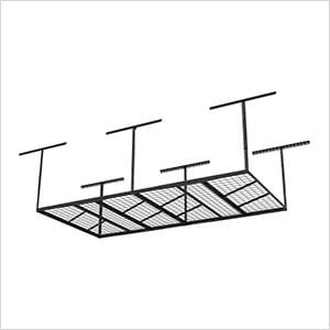 Heavy-Duty 4' x 8' Overhead Storage Rack (Black)