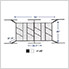 Heavy-Duty 4' x 8' Overhead Storage Rack (Black)