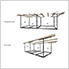 4' x 8' Overhead Storage Rack Frame Kit (White)