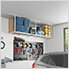 2' x 8' Overhead Storage Rack (White)