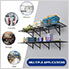 2' x 6' Black Pro Wall Mounted Shelf (2-Pack)