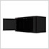 Black Gear Locker Extender Cabinet
