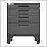 Black 9-Piece Garage Cabinet Set with Levelers and Casters