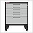 Grey 9-Piece Garage Cabinet Set with Levelers and Casters