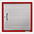 UltraHD Wall Storage Cabinet - 24x12x24 (Red)
